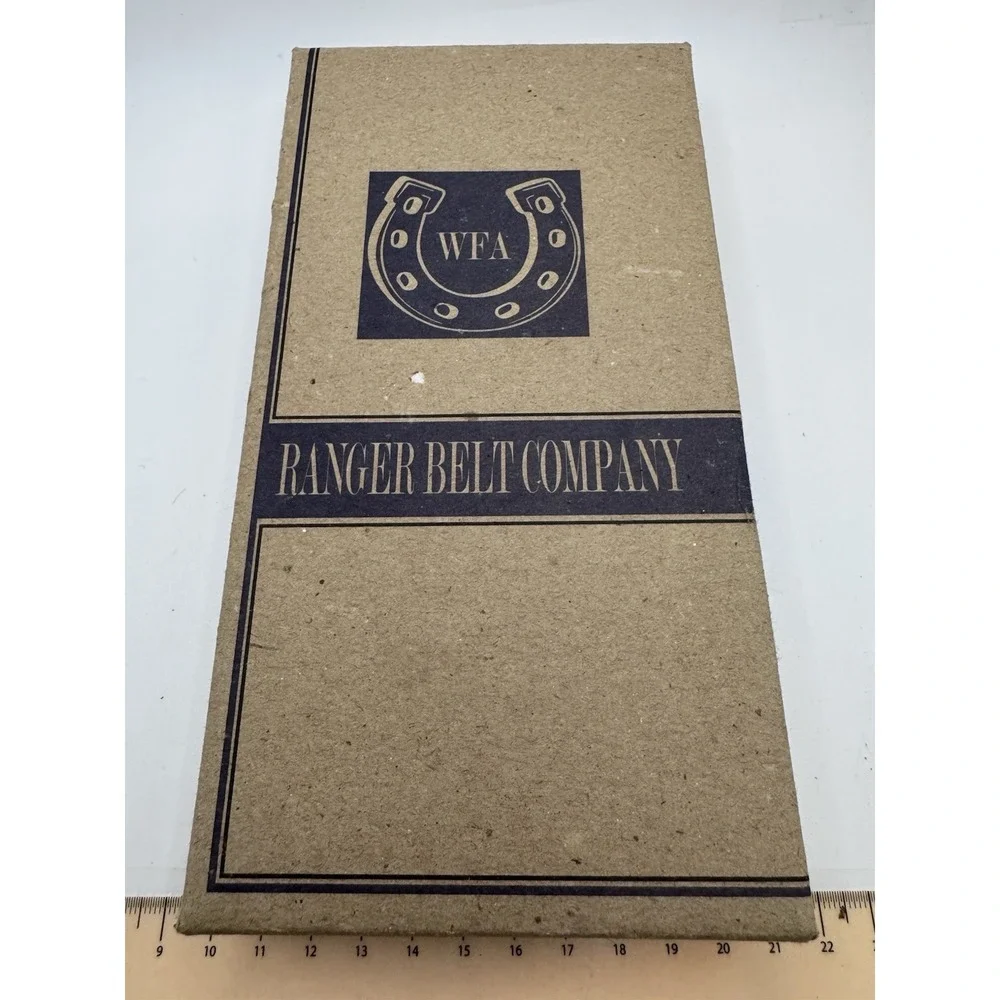Ranger Belt Company Mens Brown Lizard Embossed Leather Long Bifold Wallet NIB
